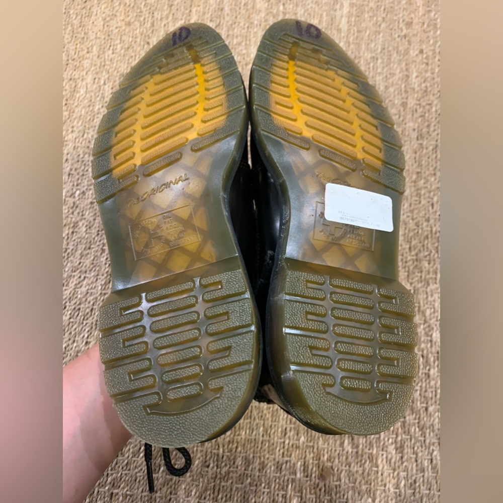 Dr Marten Elphie ll Cherry Red Leather Ballet Flats size 10 - Picture 11 of 15